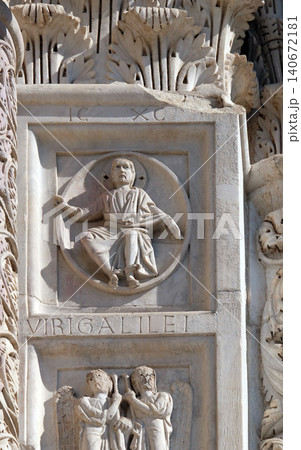 Baptistery decoration, Cathedral in Pisa, Italy. Unesco World Heritage Site. Baptistery decoration, Cathedral in Pisa, Italy. Unesco World Heritage Site. 140672181