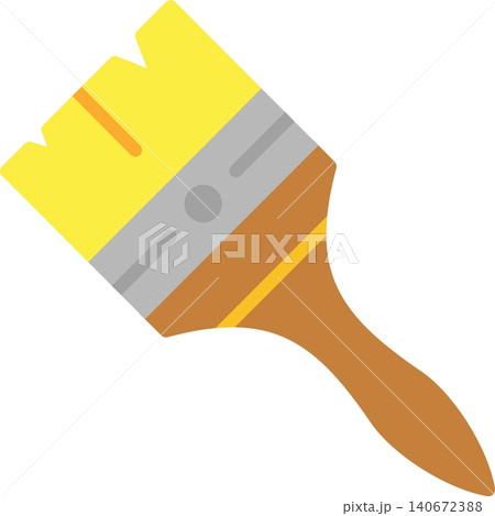 Paint Brush Flat Vector Icon Design Paint Brush Flat Vector Icon Design 140672388