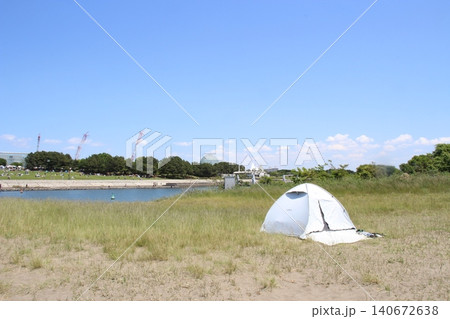 海 キャンプ 夏 葛西臨海公園 海 キャンプ 夏 葛西臨海公園 140672638