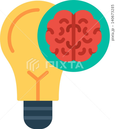 Mindset Flat Vector Icon Design Mindset Flat Vector Icon Design 140673285