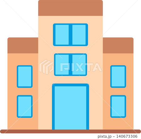 Company Flat Vector Icon Design Company Flat Vector Icon Design 140673306