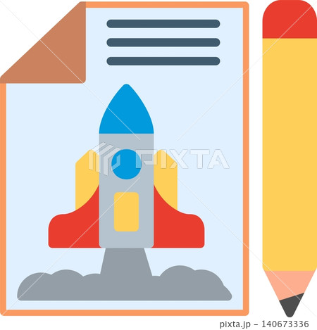 Startup Flat Vector Icon Design Startup Flat Vector Icon Design 140673336