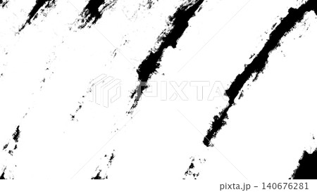抽象的なイラスト素材　背景、壁紙（白黒、白、黒、モノクロ） 140676281