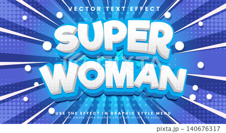 Super woman motivational quote with comic style text Super woman motivational quote with comic style text 140676317