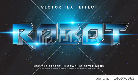Robot editable text style Robot editable text style 140676663