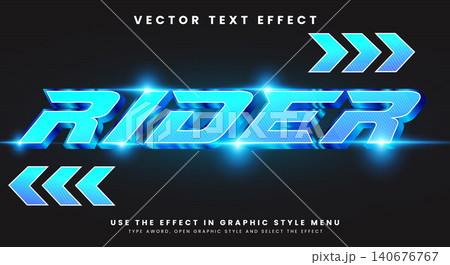 Blue Speed Rider editable text effect Blue Speed Rider editable text effect 140676767