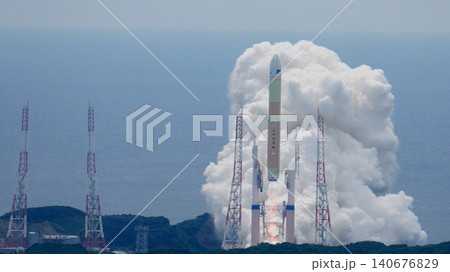 H3ロケット6号機打上げ  140676829