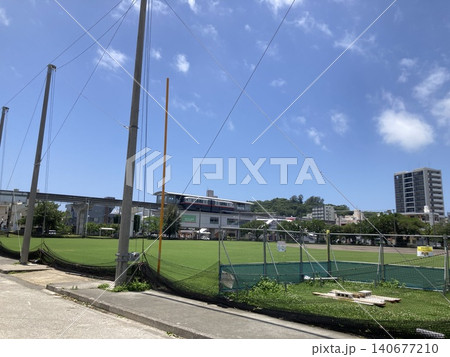 台風対策 野球球場ネット 台風対策 野球球場ネット 140677210
