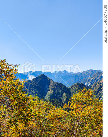 秋の針ノ木岳・蓮華岳登山(針ノ木峠から槍ヶ岳方面の眺め) 秋の針ノ木岳・蓮華岳登山(針ノ木峠から槍ヶ岳方面の眺め) 140677239