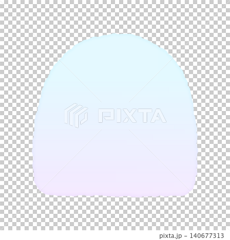 Hand-drawn watercolor-style dome-shaped decoration - Stylish and cute frame and embellishment illustrations in light blue and purple. Hand-drawn watercolor-style dome-shaped decoration - Stylish and cute frame and embellishment illustrations in light blue and purple. 140677313