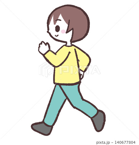 歩く人のイラスト 歩く人のイラスト 140677804