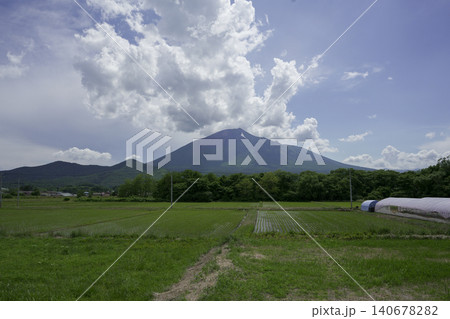 岩手県の絶景の岩手山 岩手県の絶景の岩手山 140678282