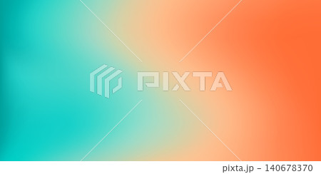 Teal orange gradient background featuring soft horizontal color transition. Abstract pastel pattern with modern blurred pastel color mesh texture for social media post designs and mobile app backdrops Teal orange gradient background featuring soft horizontal color transition. Abstract pastel pattern with modern blurred pastel color mesh texture for social media post designs and mobile app backdrops 140678370