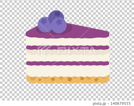Blueberry cake (illustration) Blueberry cake (illustration) 140679555