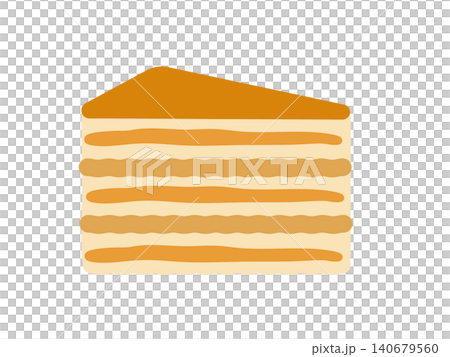 Caramel cake illustration Caramel cake illustration 140679560