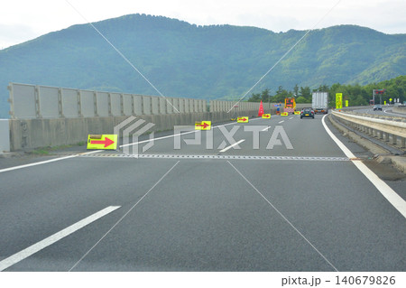上信越自動車道の風景 上信越自動車道の風景 140679826