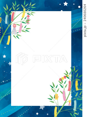 七夕 デザイン背景 140680264