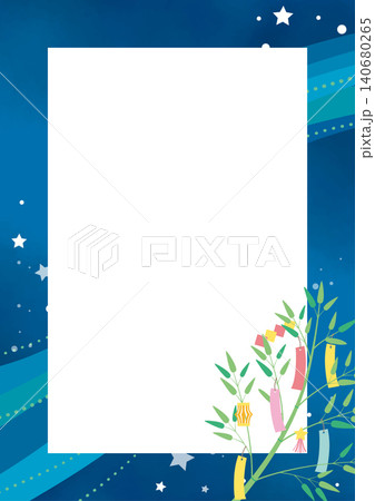七夕 デザイン背景 140680265