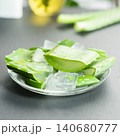 leaves of aloe vera plant, organic plant 140680777