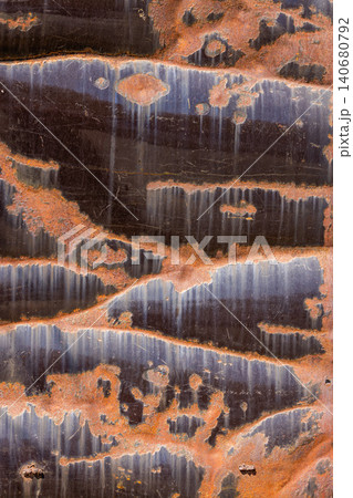 Abstract Close-Up of Rusted Metal Surface with Texture Abstract Close-Up of Rusted Metal Surface with Texture 140680792