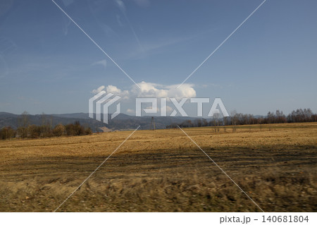 beautiful view of lush terraced rice fields, clear blue sky with natural light and mountain backdrop beautiful view of lush terraced rice fields, clear blue sky with natural light and mountain backdrop 140681804