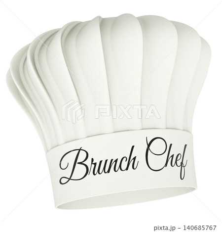 Brunch chef hat. 3D rendering 140685767