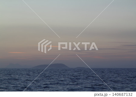 Seaside town of Turgutreis and spectacular sunsets Seaside town of Turgutreis and spectacular sunsets 140687132