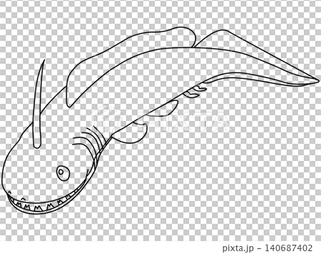 ペルム紀のクセナカンサスのデフォルメイラスト 140687402