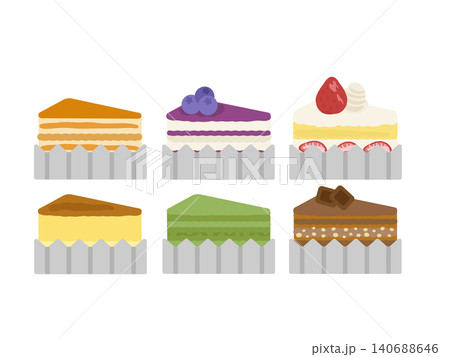 ケーキ イラストセット ケーキ イラストセット 140688646