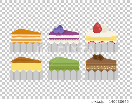 Cake illustration set Cake illustration set 140688646