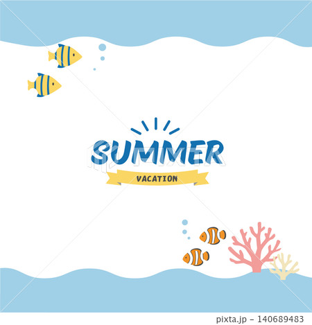 夏のバナーイラスト 海のイラスト バナー 夏の背景イラスト 夏の生き物イラスト イルカとウミガメの背 夏のバナーイラスト 海のイラスト バナー 夏の背景イラスト 夏の生き物イラスト イルカとウミガメの背 140689483