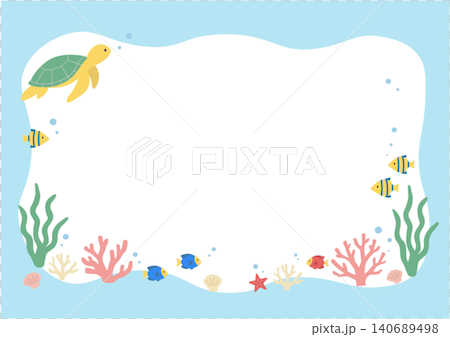 夏のバナーイラスト 海のイラスト バナー 夏の背景イラスト 夏の生き物イラスト イルカとウミガメの背 夏のバナーイラスト 海のイラスト バナー 夏の背景イラスト 夏の生き物イラスト イルカとウミガメの背 140689498