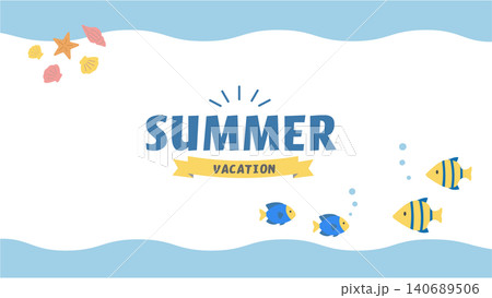 夏のバナーイラスト 海のイラスト バナー 夏の背景イラスト 夏の生き物イラスト イルカとウミガメの背 夏のバナーイラスト 海のイラスト バナー 夏の背景イラスト 夏の生き物イラスト イルカとウミガメの背 140689506