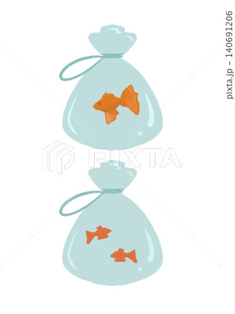 金魚のシンプルなイラスト 金魚のシンプルなイラスト 140691206