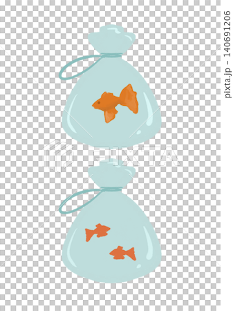 金魚のシンプルなイラスト 金魚のシンプルなイラスト 140691206