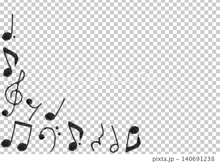 【橫框音符】手工刺繡插圖材料 【橫框音符】手工刺繡插圖材料 140691238