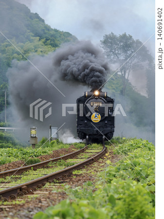 山口線を走るSLやまぐち号 山口線を走るSLやまぐち号 140691402