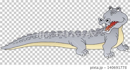 Hand-drawn animal illustration ☆ Crocodile Hand-drawn animal illustration ☆ Crocodile 140691778