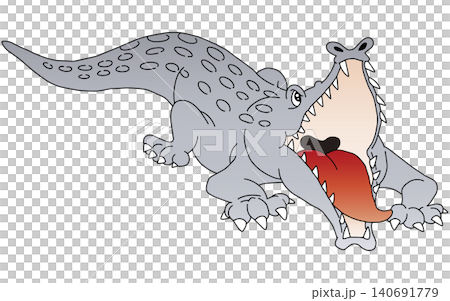 Hand-drawn animal illustration ☆ Crocodile Hand-drawn animal illustration ☆ Crocodile 140691779