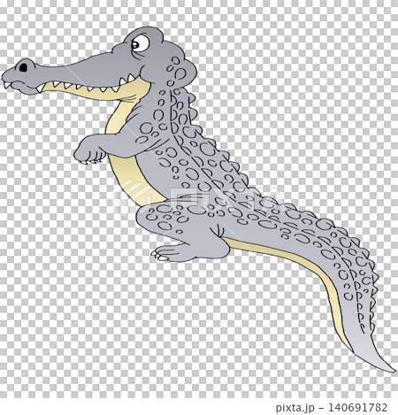 手書き動物イラスト☆ワニ君 140691782