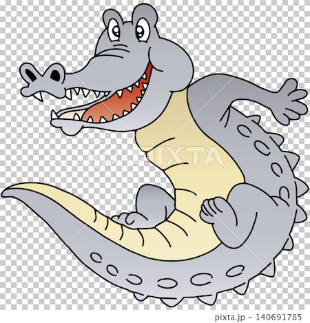 手書き動物イラスト☆ワニ君 140691785