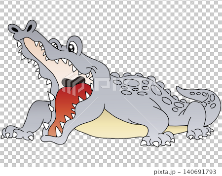 Hand-drawn animal illustration ☆ Crocodile Hand-drawn animal illustration ☆ Crocodile 140691793