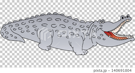 手繪動物插畫 ☆ 鱷魚 140691804