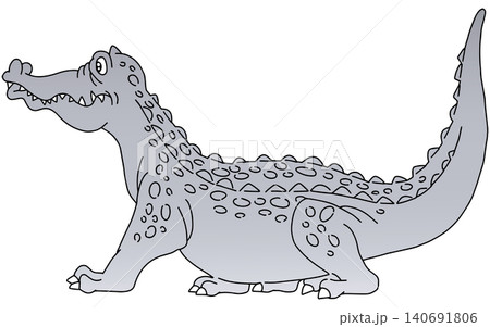 手書き動物イラスト☆ワニ君 140691806