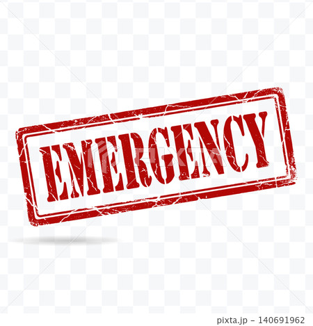 Emergency Warning Rubber Stamp Alert Label Vector Illustration Emergency Warning Rubber Stamp Alert Label Vector Illustration 140691962