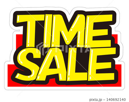 目立つ販促POP TIME SALE 目立つ販促POP TIME SALE 140692140