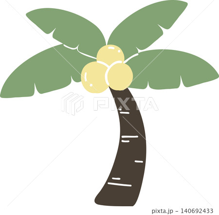 Cute summer sassy bunny palm tree with coconuts coastal beach vacation clipart Cute summer sassy bunny palm tree with coconuts coastal beach vacation clipart 140692433