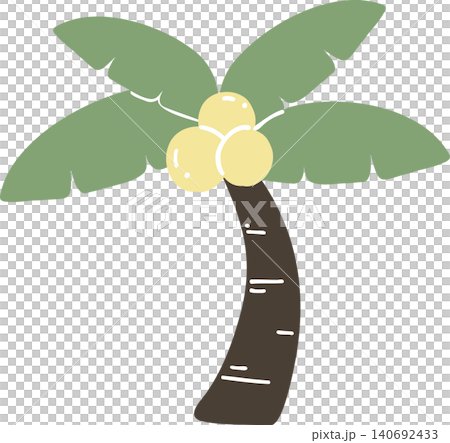Cute summer sassy bunny palm tree with coconuts coastal beach vacation clipart Cute summer sassy bunny palm tree with coconuts coastal beach vacation clipart 140692433