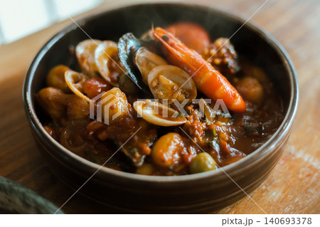 Gnocchi with Seafood Gnocchi with Seafood 140693378