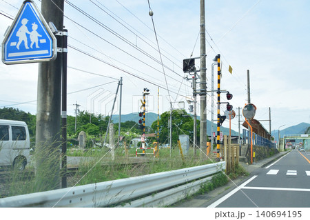 長野県松本市国道158号の風景 長野県松本市国道158号の風景 140694195